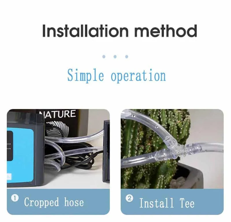 Solar Irrigation System Garden Automatic Drip Irrigation Kit Watering Timer Device Plant Irrigation Controller