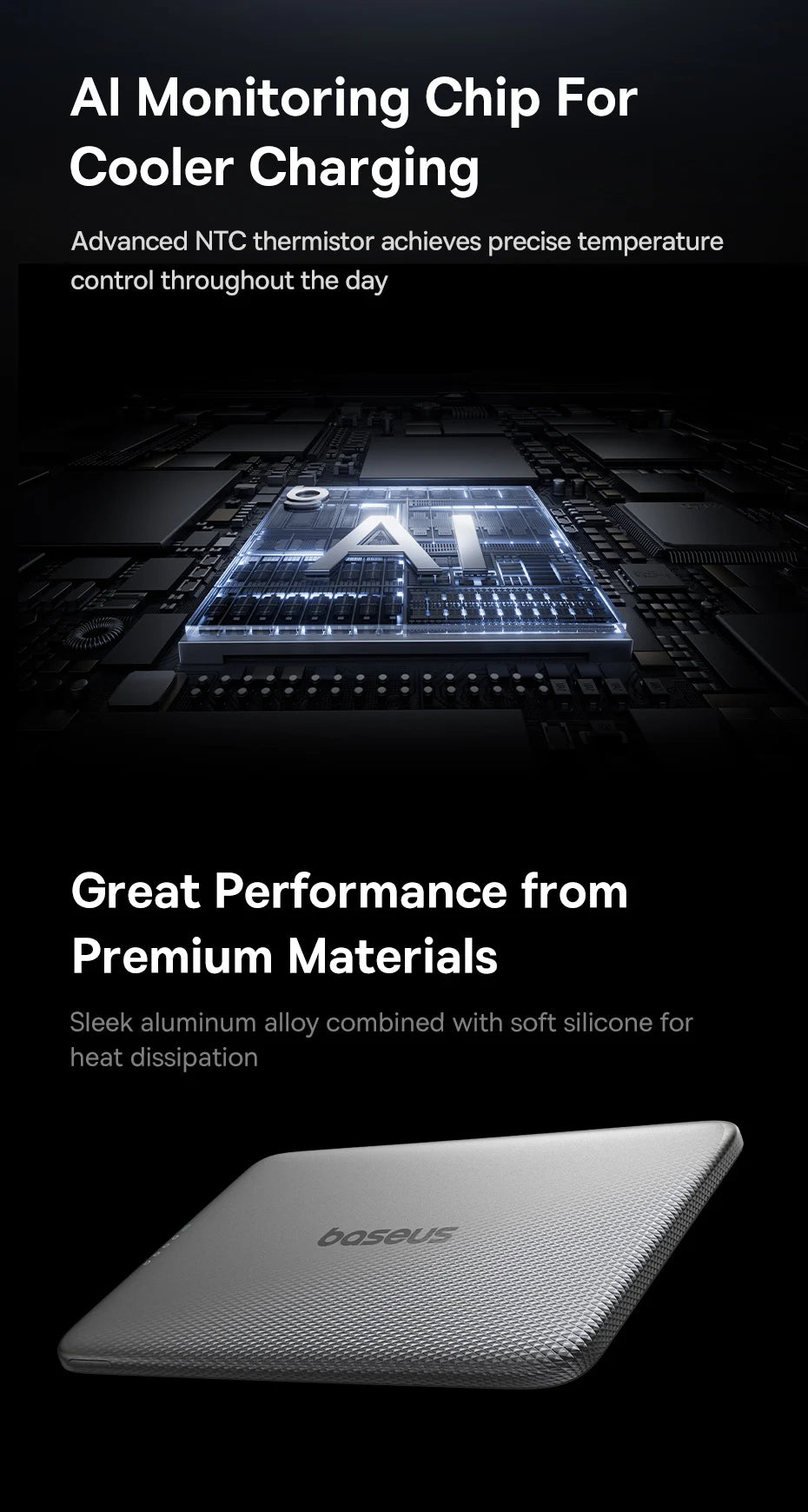 Magnetic Portable Charger 10000mAh - PD Fast Charging Power Bank Tidesmit