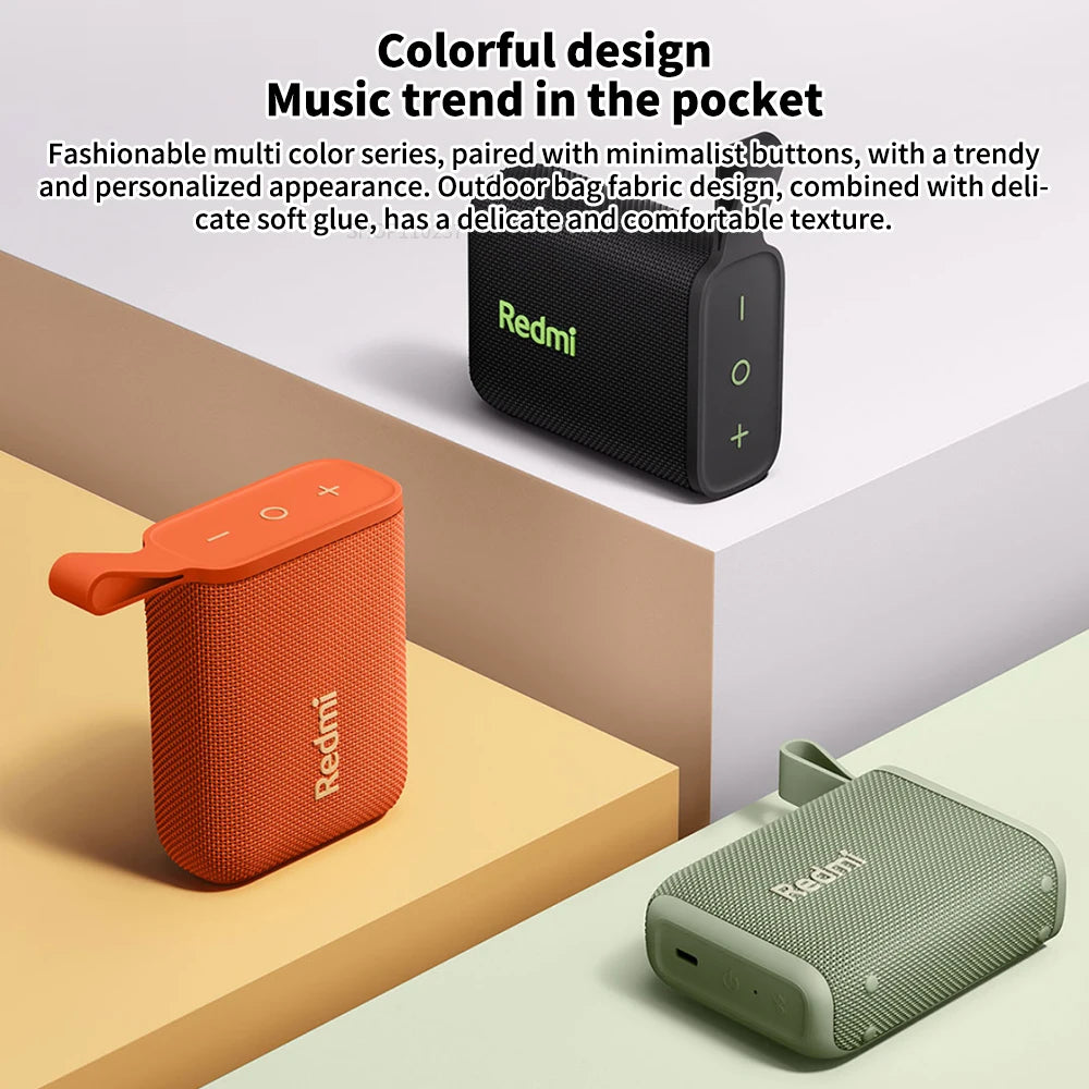 NEW Redmi Portable Bluetooth Speaker Outdoor IP67 Stereo Powerful Sound  Box BT5.3 RGB Dual Pairing TWS Connectivity Colorful