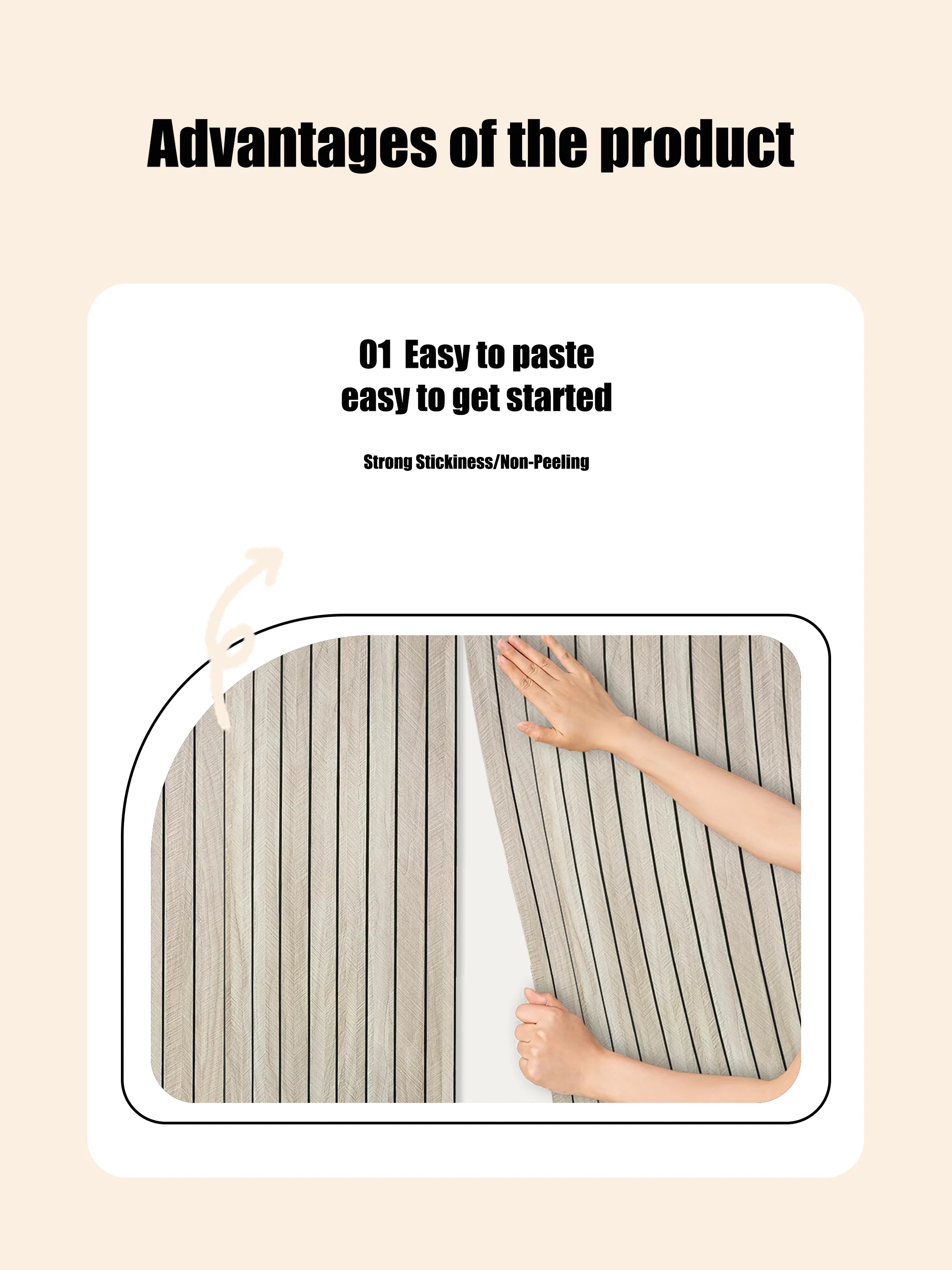 3M New Grille 3D Wall Sticker Background Wall Decoration Wallboard Self-adhesive Waterproof Thickening Partition Wallpaper