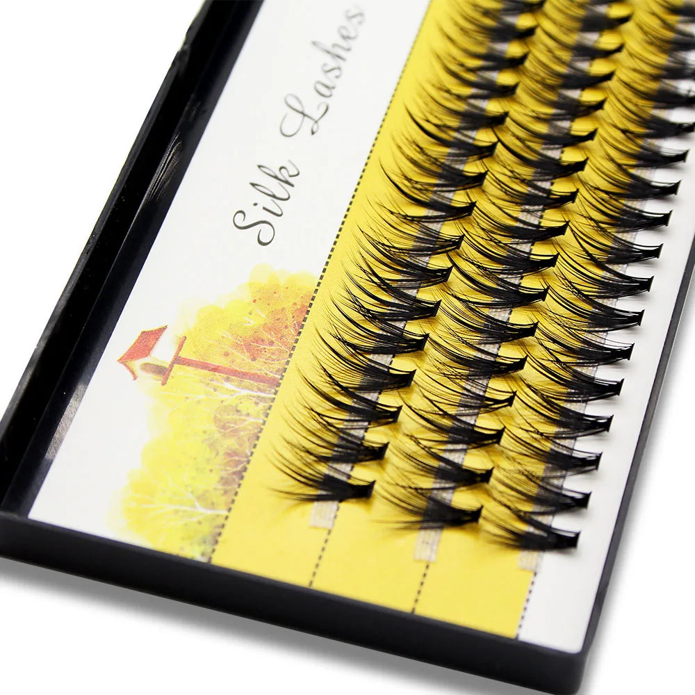 Individual Cluster 3D Volume Silk Lashes by Tidesmit False Eyelashes Tidesmit