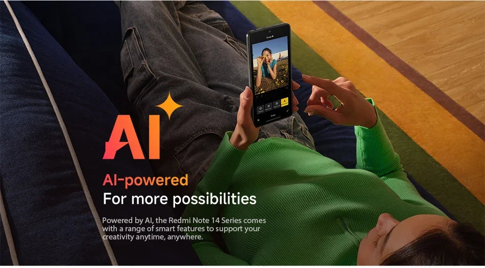 Global version Xiaomi Redmi Note 14 5G Smartphone Dimensity 7025-Ultra  108MP AI camera NFC 6.67" 120Hz AMOLED display IP54