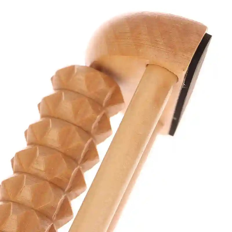 Wooden Foot Massager Roller | Deep Tissue Reflexology Tool Massage Roller Tidesmit
