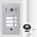 PoE Doorbell Camera B19CP-H With 13.56Mhz Keyfobs Fingerprint Access For HDK IP Series Video Door Intercom
