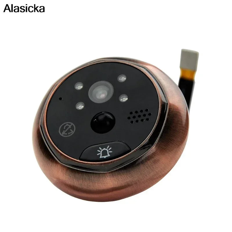 4.5 Inch Smart Digital Door Viewer Camera Door Eye Video Record Peephole Viewers IR Night Vision PIR Motion No Disturb Doorbell