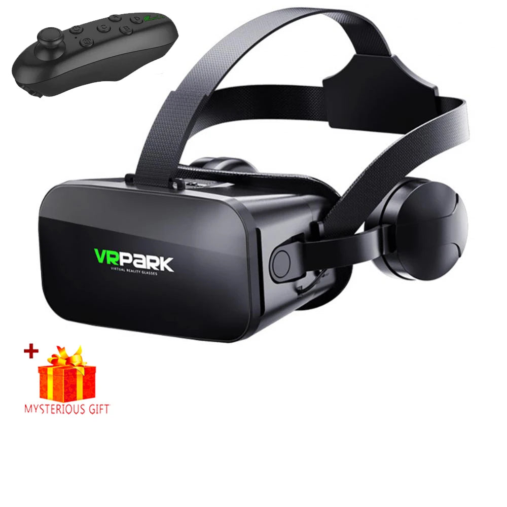 VR Headset for Smartphones - Lightweight Immersive Smart Glasses with Controller VR and Control A Tidesmit