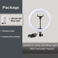10 Inch LED Ring Light with Phone Holder - Adjustable Studio Lighting 10in Ring Light Tidesmit