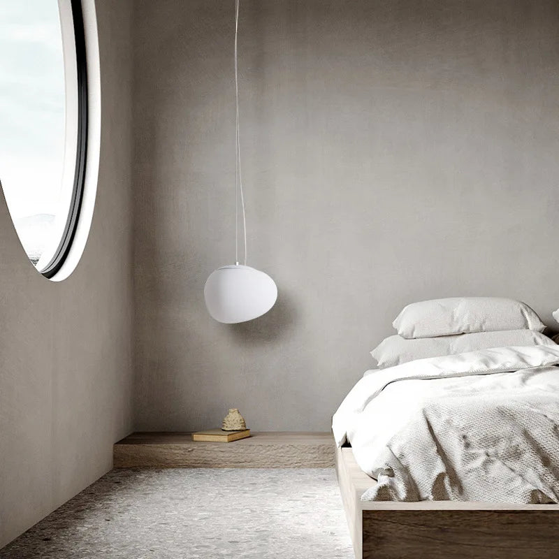 Irregular Glass Ball Pendant Light - Modern Minimalist Ceiling Chandelier Tidesmit