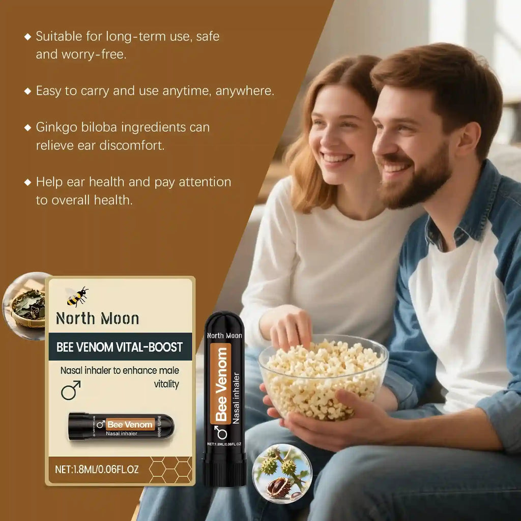 Nasal Sniffing Stick for Men - Daily Refreshing Inhalation | Tidesmit Lip Care Tidesmit
