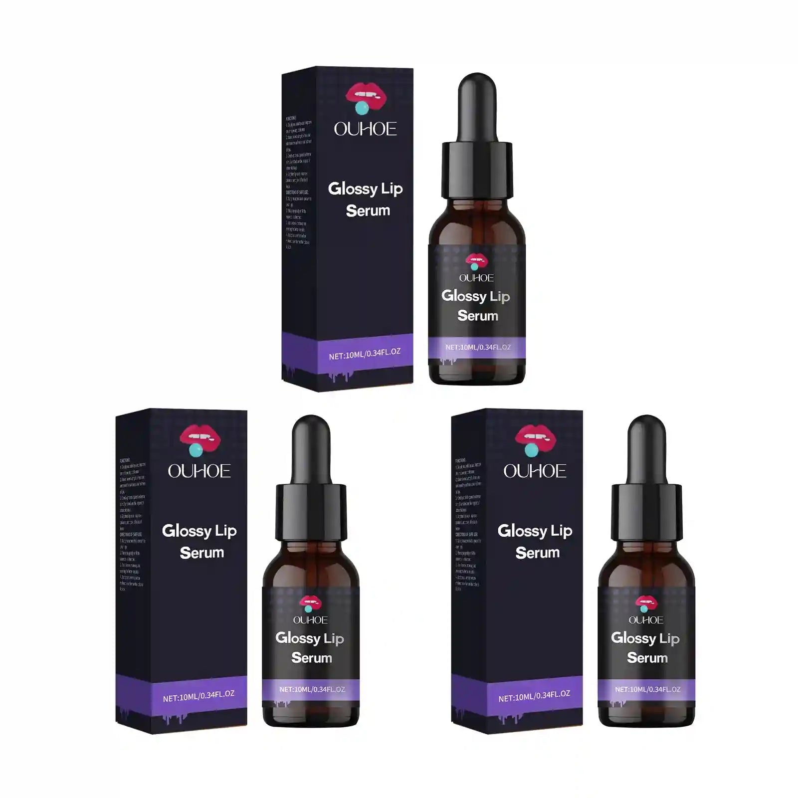 Lip Moisturizing Essence: Hydrating Treatment for Smoother Lips Lip Care 3pcs Tidesmit