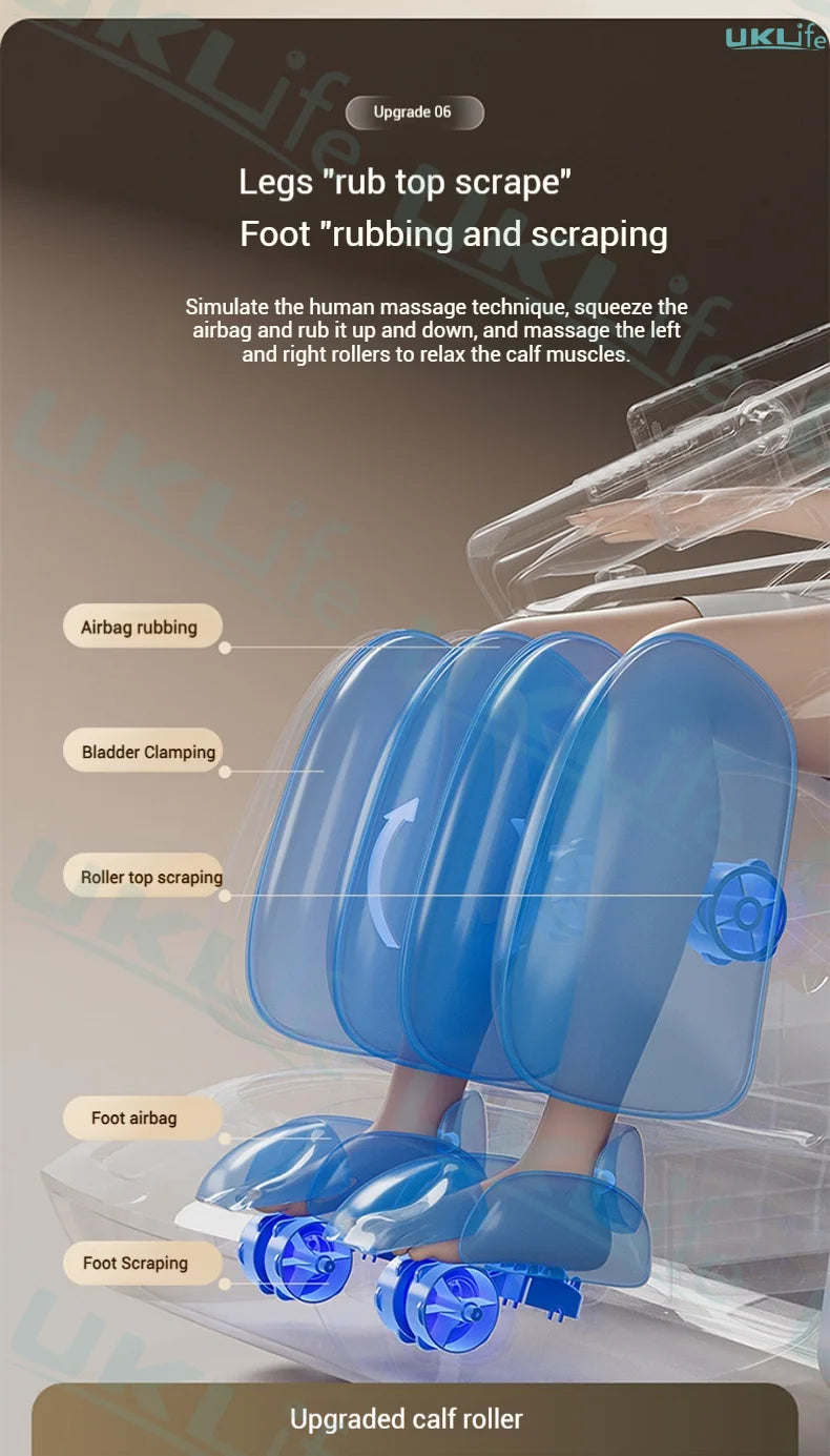 Zero Gravity 4D SL-Track Full Body Massage Chair by Tidesmit Body Shaping Massage Equipment Tidesmit