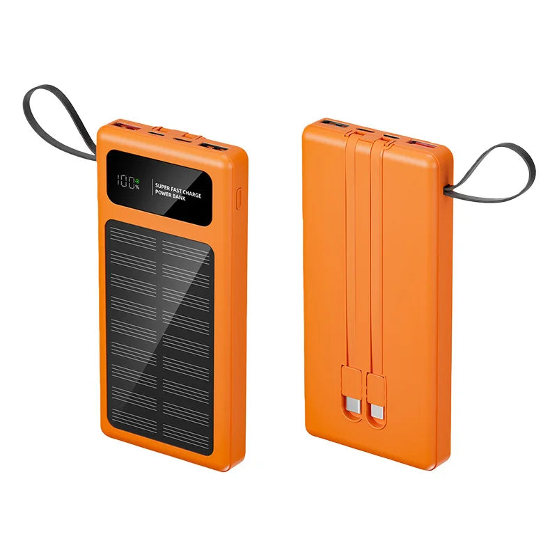 Tidesmit 200000mAh Portable Charger - High Capacity Fast Charging Power Bank Orange-200000mAh Tidesmit