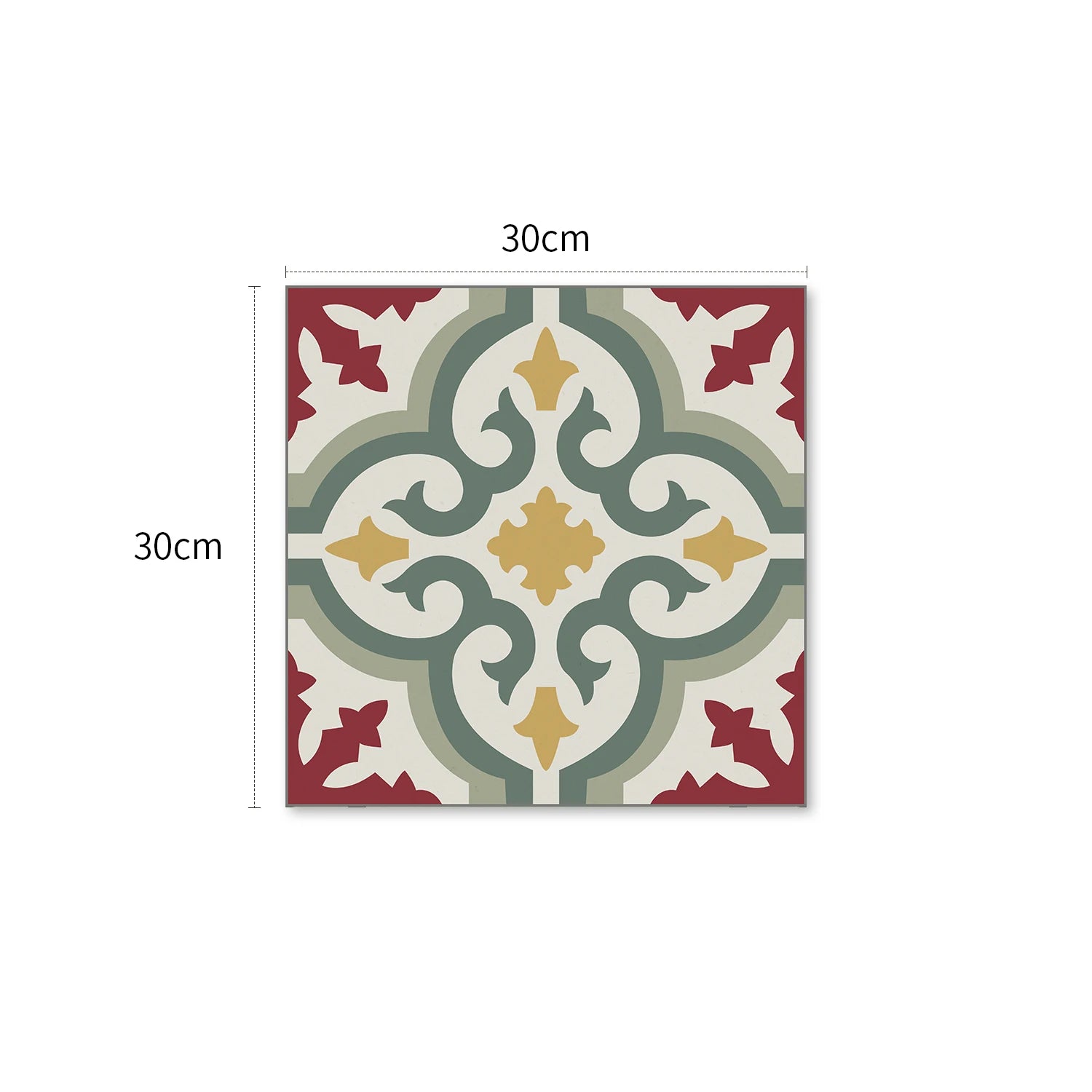 Peel and Stick Floor and Wall Tile Waterproof  Flooring for Bathroom, Vinyl Self Adhesive Flooring Tile 6PCS Backsplash
