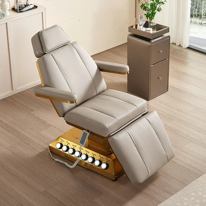 Electric Massage Beauty Bed – Adjustable Facial Chair with Heat Therapy Massage Chairs Tidesmit