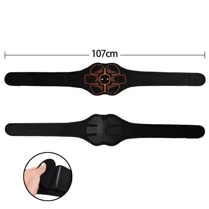 EMS Abdominal Trainer Belt - Rechargeable Muscle Relief Device Body Shaping Massage Equipment Tidesmit