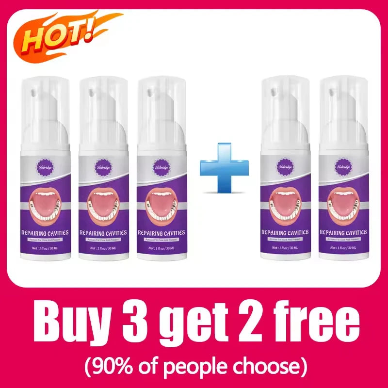 Tidesmit teeth whitening oral cleaning foam for professional dental care and stain removal
