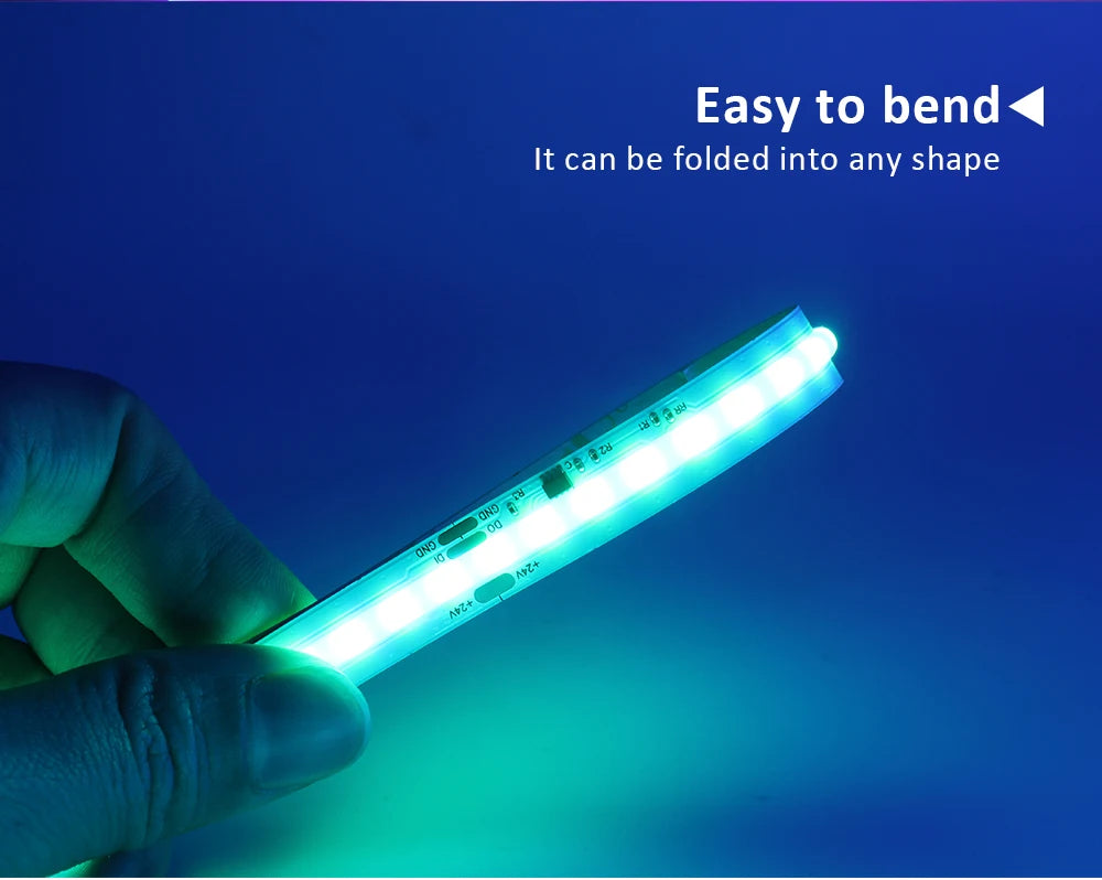5M 10M 15M 20M Wifi RGBIC LED Strip Light 24V COB WS2811 Pixel Flexible Ribbon FairyNest APP IR Remote Alexa Voice Control Lamp