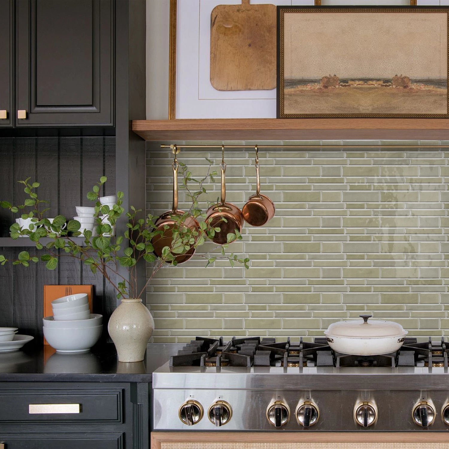 Peel and Stick Backsplash Tiles, Self-Adhesive 3D Subway Tile Stickers for Kitchen Bathroom (6/12/24/48 PCS)