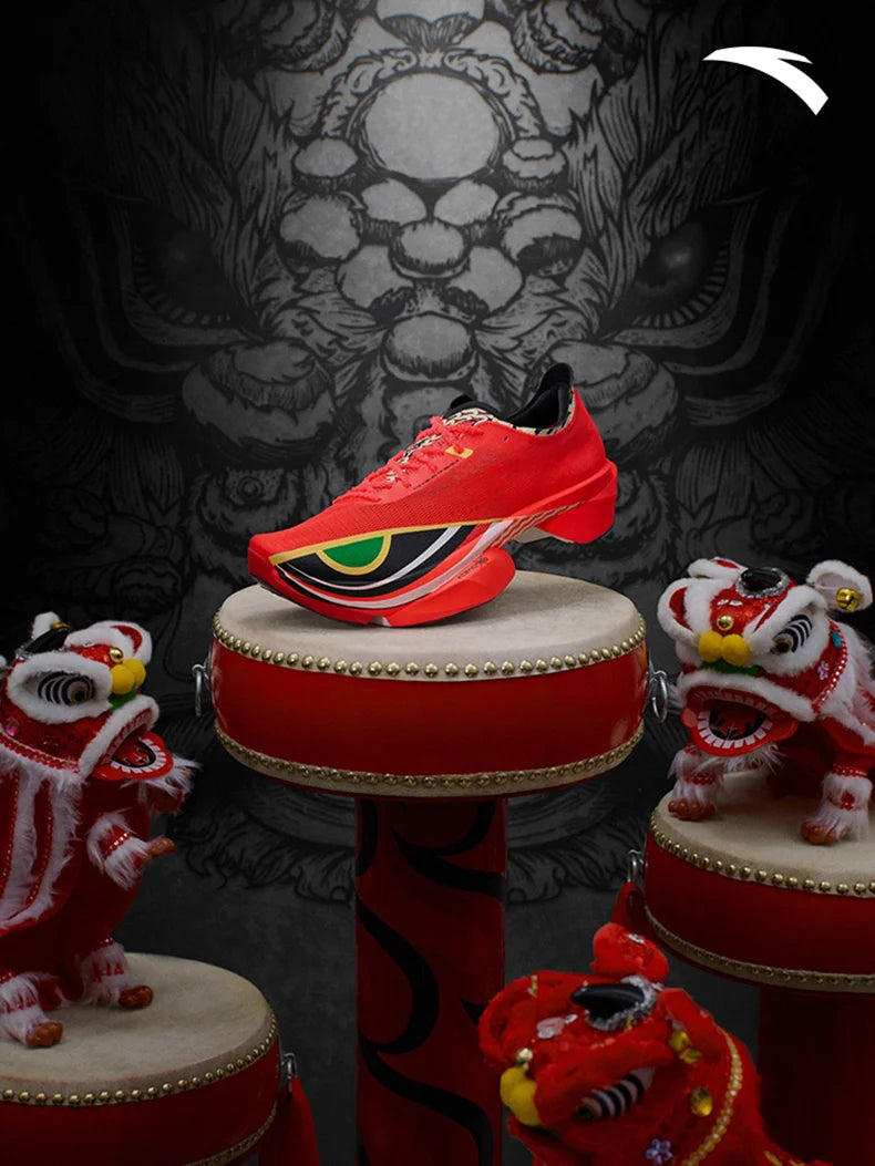 ANTA C10 PRO 2ST RED XINGSHI PEISE Men's professional marathon carbon plate running shoes