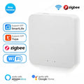 Tuya Zigbee 3.0 Gateway Hub: Reliable Smart Home Bridge - White white Zigbee Gateway Tidesmit