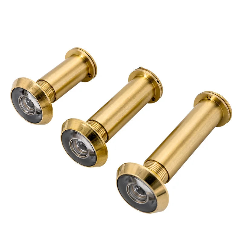 Brass Door Peephole Viewers for Home Security 14-26mm Diameter 35-80mm Thickness Gate Hardware