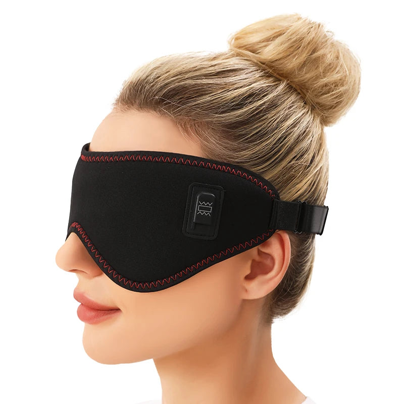 Electric Heated Massage Eye Mask for Eye Fatigue and Deep Relaxation Relaxation Treatment Tidesmit