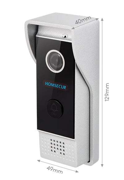(Not Standalone) HOMSECUR 84203-CR-FHD Doorbell Camera 1080P  45° Angle Bracket For HDK Video Door Phone Intercom Doorbell