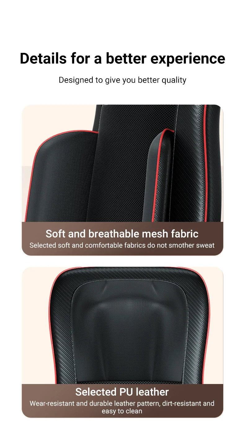 Tidesmit Electric Massage Chair for Neck and Back Pain Relief - 220V EU Massage Chairs Tidesmit