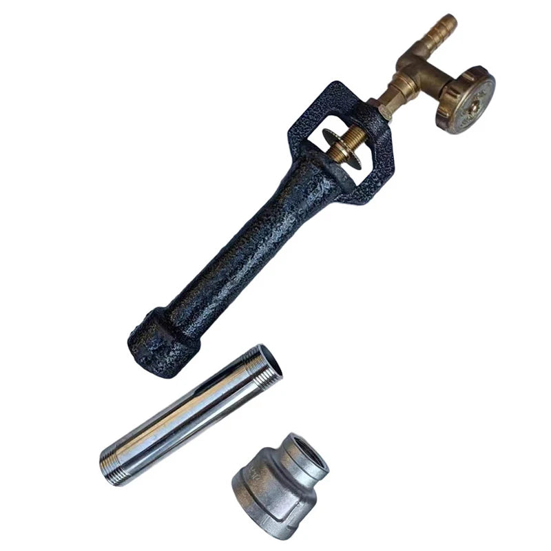 LSMIITTH Dual Propane Burner Gas Forge With Air Choke Casting Tools For Blacksmith Knife Making Melting Metal Furnace Farrier
