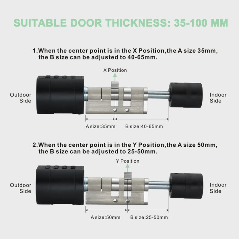Fingerprint Door Lock: Smart Keyless Entry & App-Controlled Security Tidesmit
