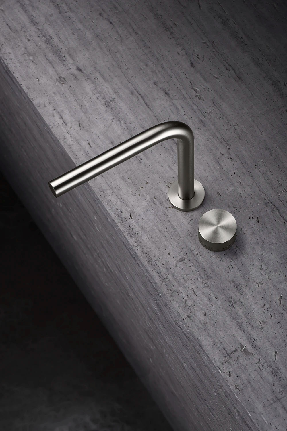 Brass 2 Hole Bathroom Basin Faucet Rotating Widespread Grey/Nickel/Chrome Hot & Cold Mixer Sink Tap for Bathroom