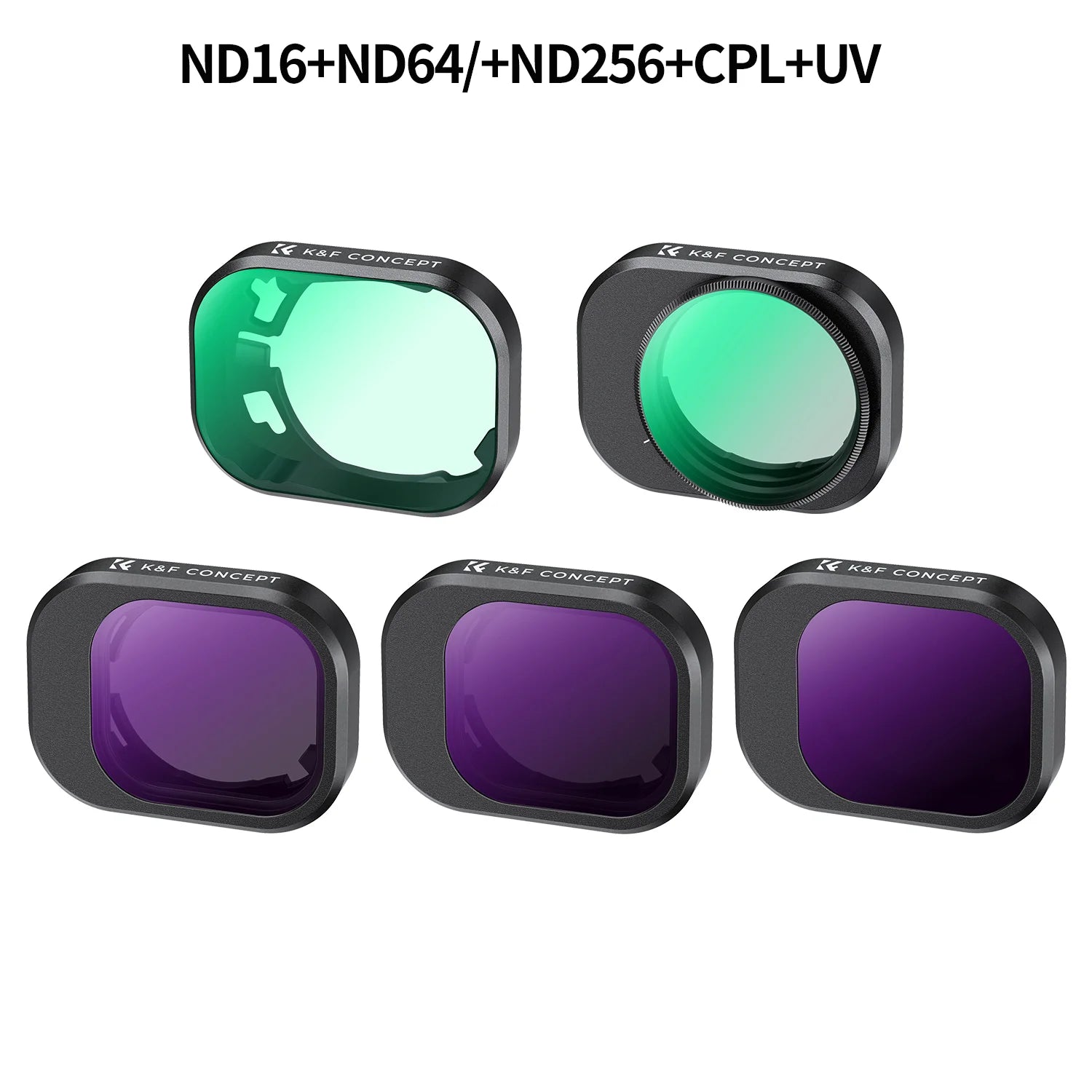 DJI Mini 4 Pro Filter Set - Professional Multi-Coated Optics 5Pcs Filter Set Tidesmit