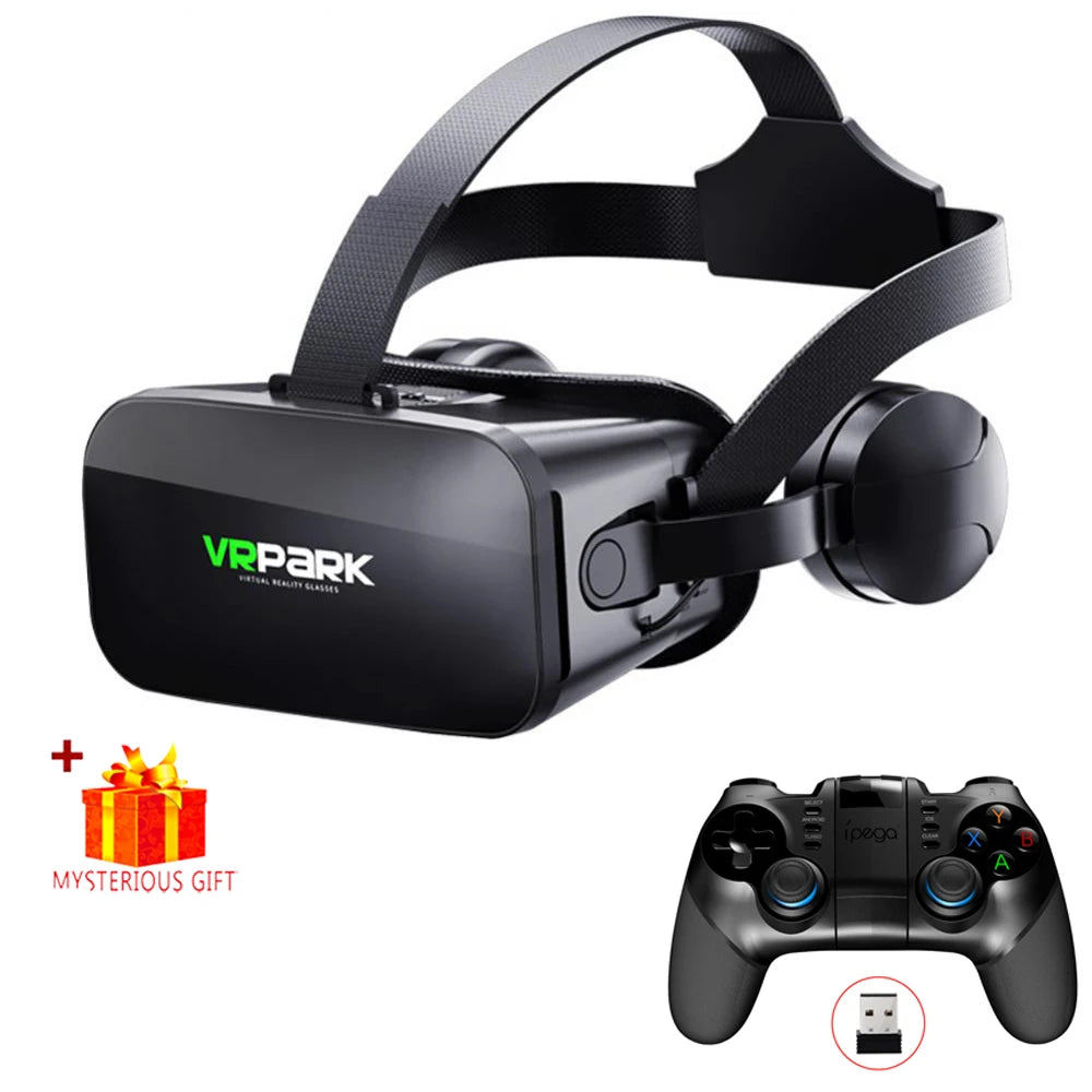 VR Headset for Smartphone – Adjustable 3D Goggles with Wireless Controller VR and Control B Tidesmit