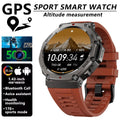 HD Watches Built-in Dual-band GPS Smart Watch Men Smartwatch Compass Altimeter Barometric 5ATM IP69K Waterproof AMOLED