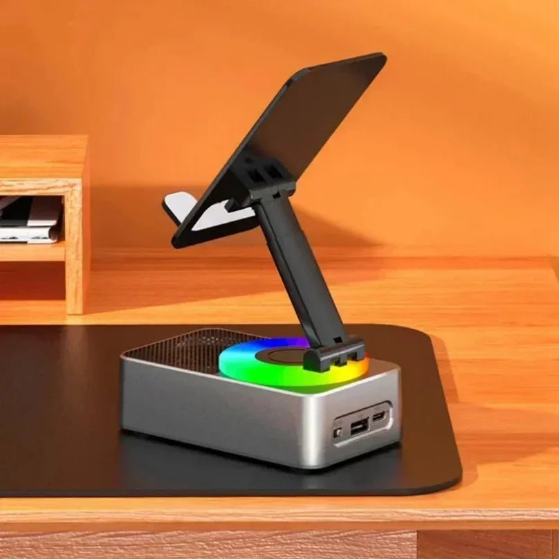 Portable Bluetooth Speaker 5-in-1 Power Bank with Phone Stand | Tidesmit Tidesmit