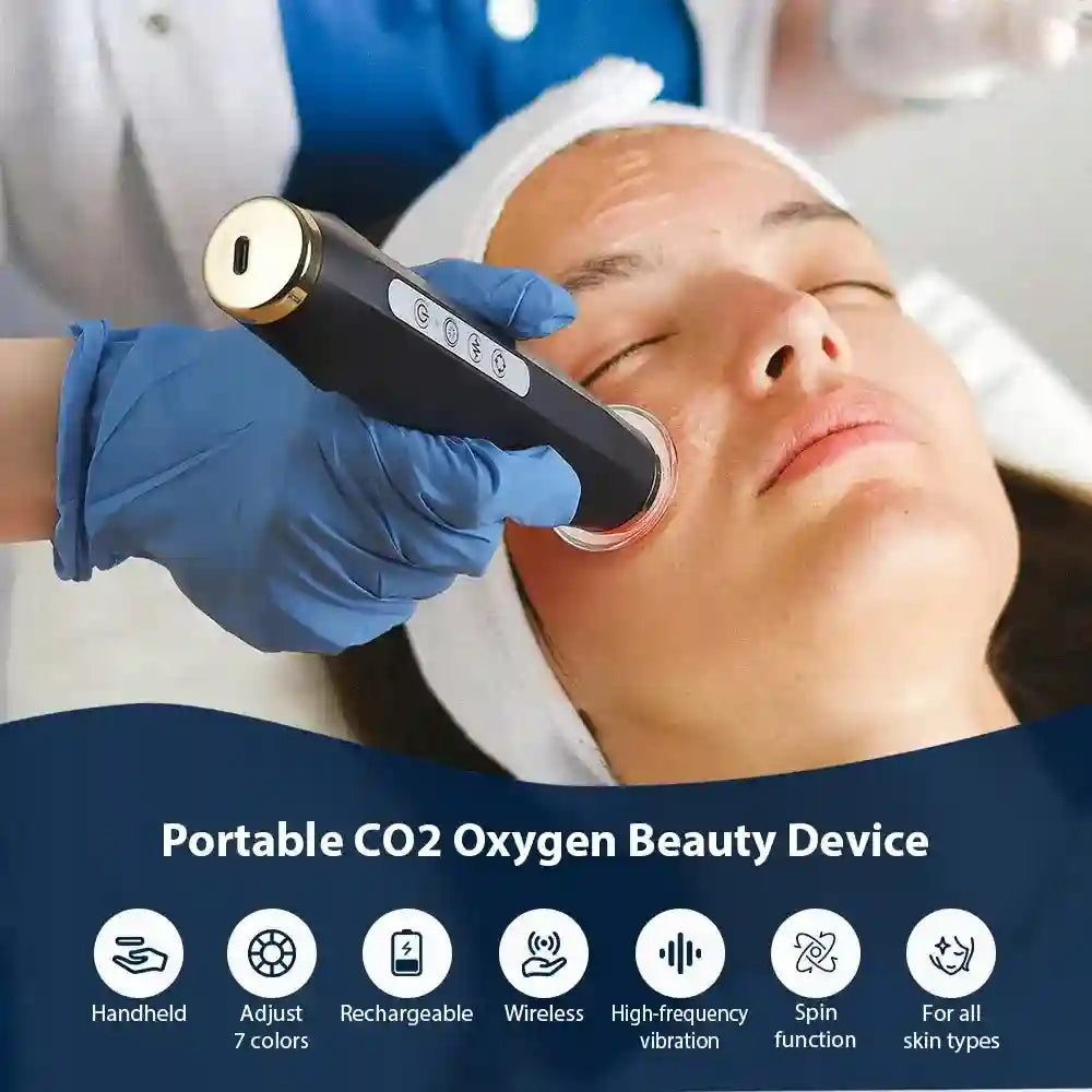 Oxygen Bubble Facial Machine for Deep Skin Cleansing | Tidesmit Eye Massage Instrument Tidesmit