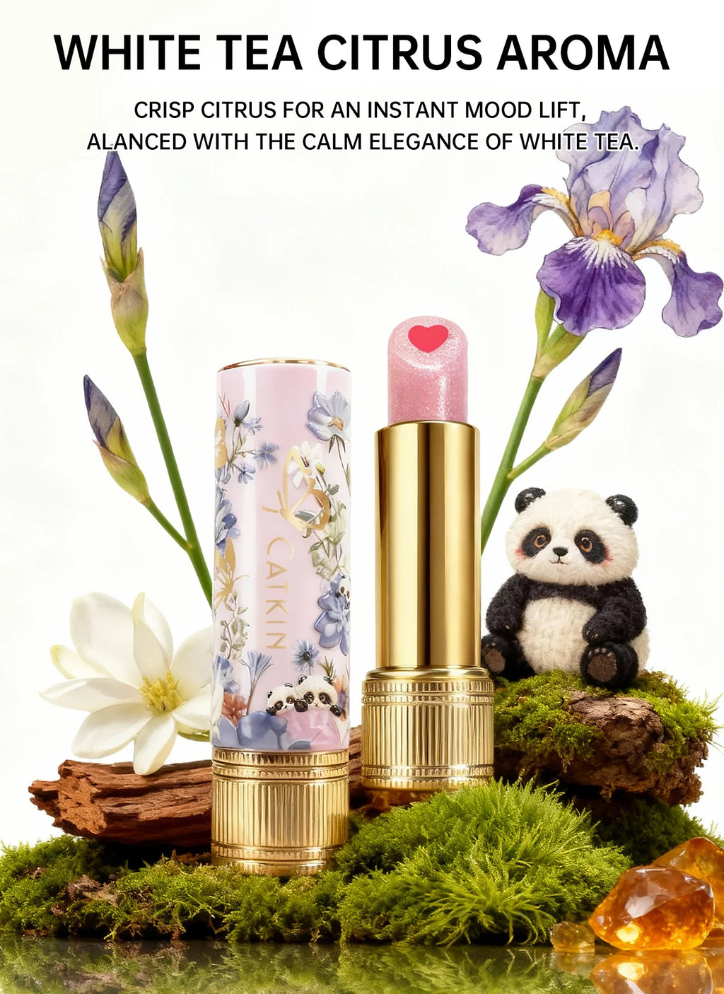 Tinted Lip Balm Jelly Gloss - Moisturizing Lip Treatment | Tidesmit Lip Care Tidesmit