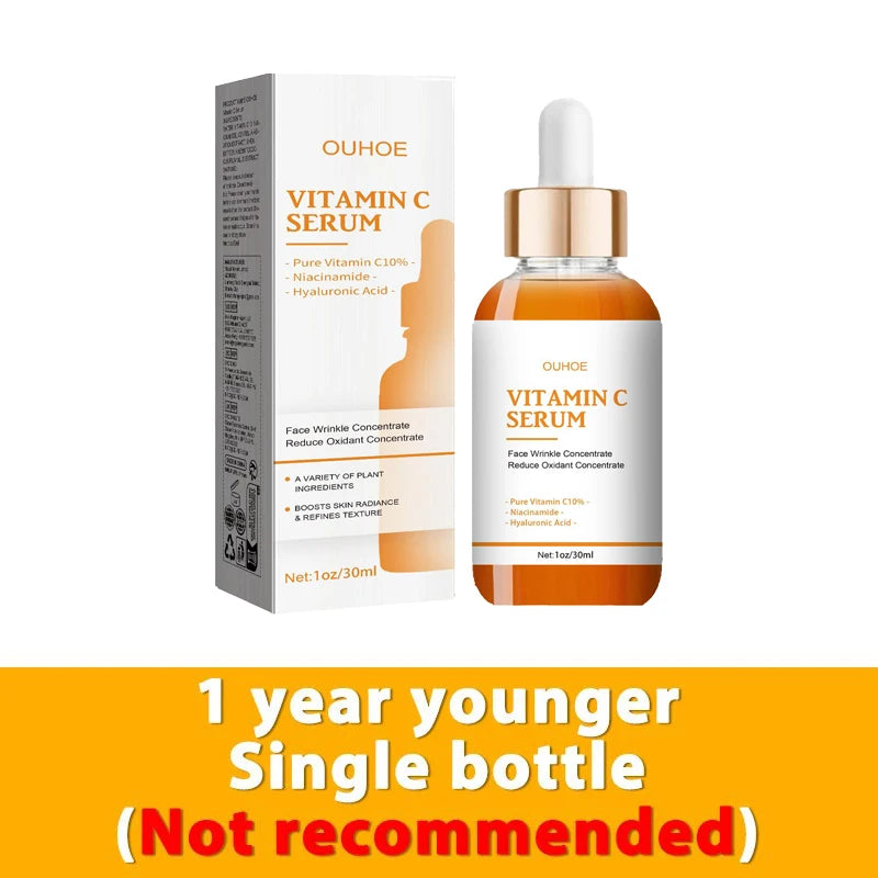 Wrinkle remover with vitamin c,fading firming facial serum,fine lines,anti-aging essence,whitening, lightens,nourishes skin care