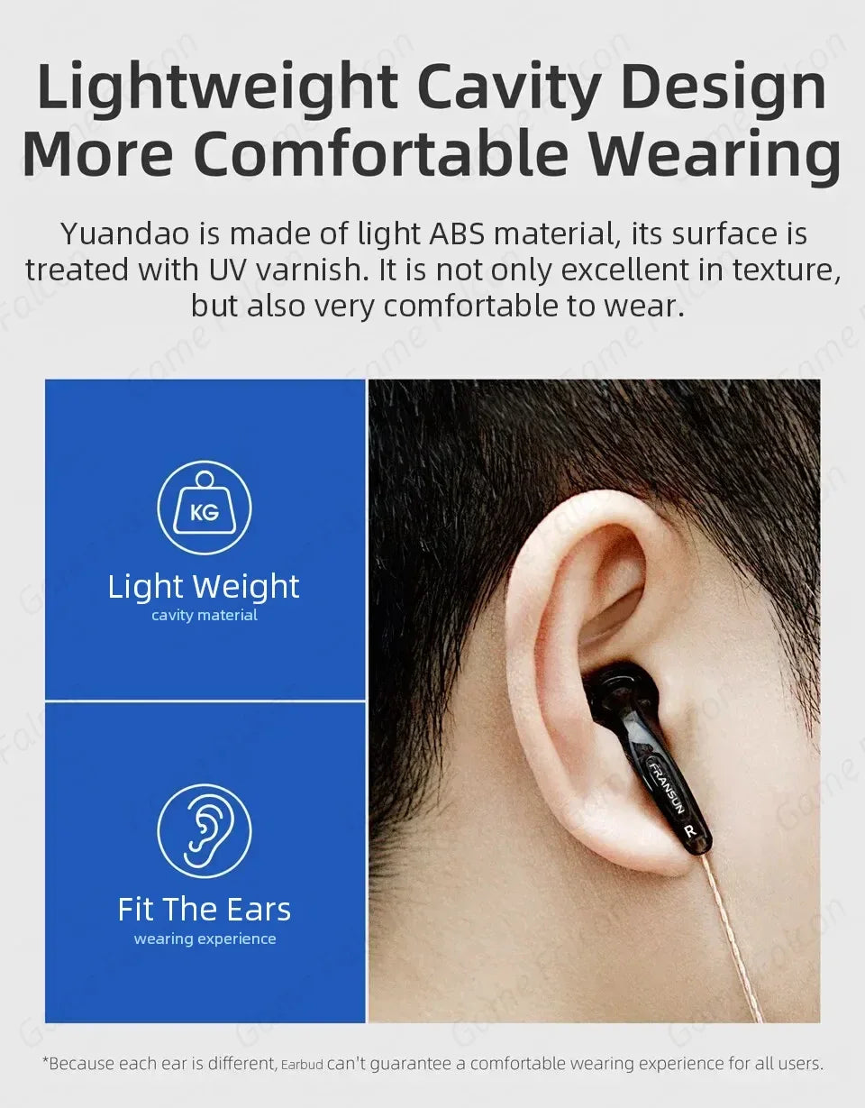 Wired Earbuds with HiFi Stereo Sound and Microphone by Tidesmit Tidesmit
