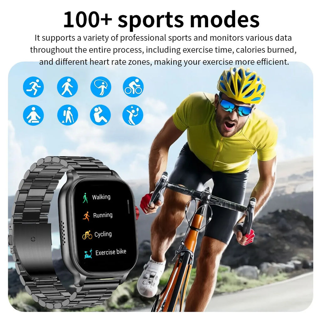 2026men's andwomen'ssmartwatches,2.01-inch high-definitiontouchscreen,1400mAhultra long battery life,men'sandwomen'sholidaygifts