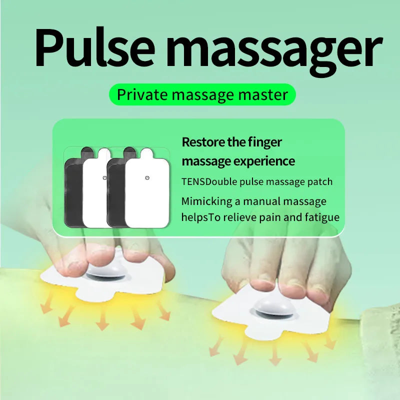 Electric Pulse Muscle Stimulator - 10 Mode EMS Device for Muscle Relief Massage Chairs Tidesmit