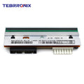 Thermal printhead with barcode label, metal housing, and connector pins
