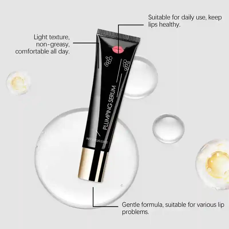 Lip Plumper Oil – Hydrating Lip Treatment & Volumizing Gloss by Tidesmit Lip Care Tidesmit