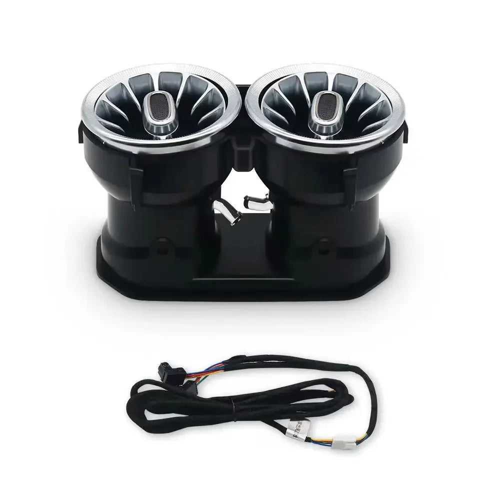 Mercedes Benz 64 Color RGB LED Ambient Air Vent Interior Upgrade Kit Rear Vent CN Tidesmit