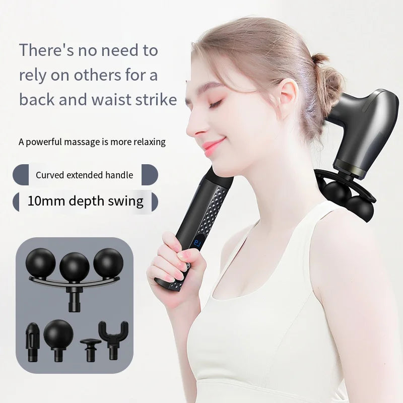 Fascia Gun Deep Tissue Massager - Rechargeable Muscle Recovery Tool Fascia Gun Tidesmit