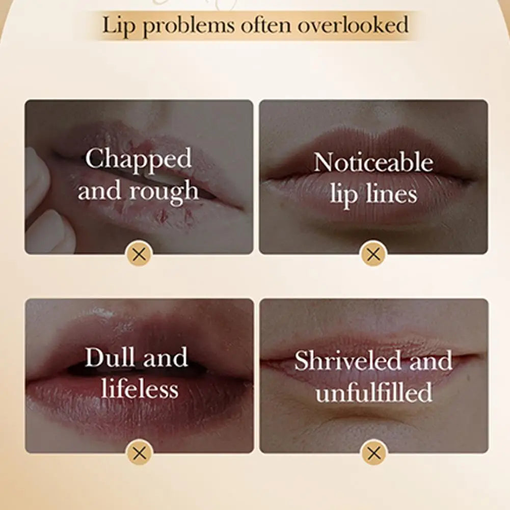 Collagen Lip Balm for Dry Lips - Deep Moisturizing Treatment by Tidesmit Lip Care Tidesmit