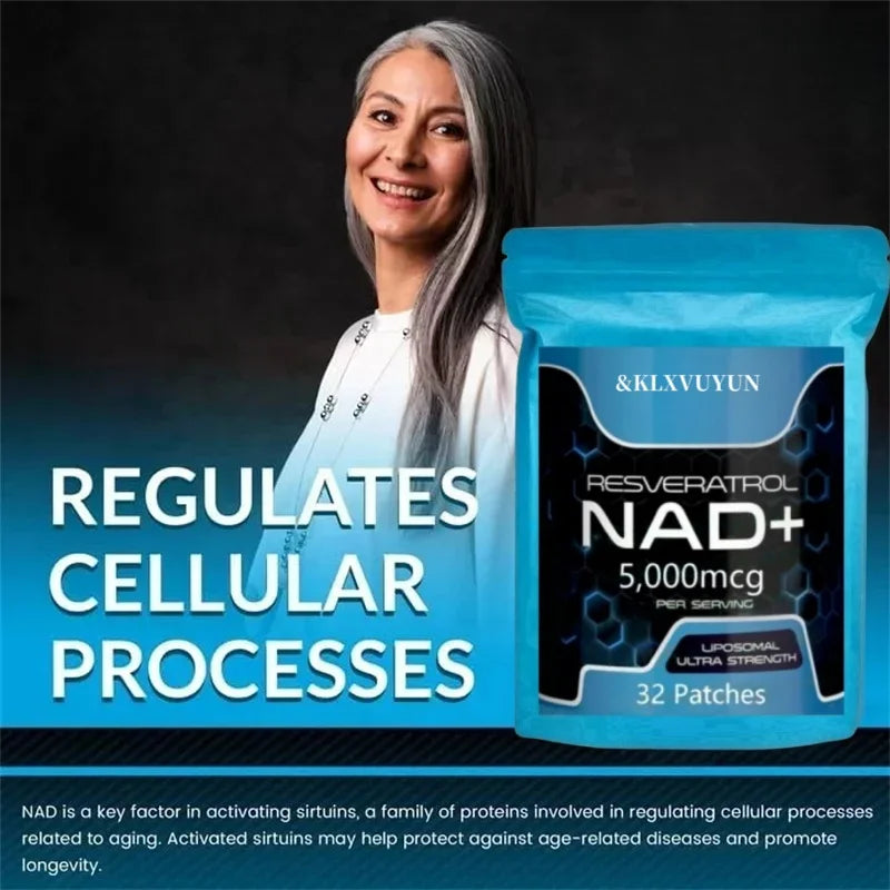 NAD Plus Transdermal Patches 32 Patches(30-Day Supply), 1 Month Supply