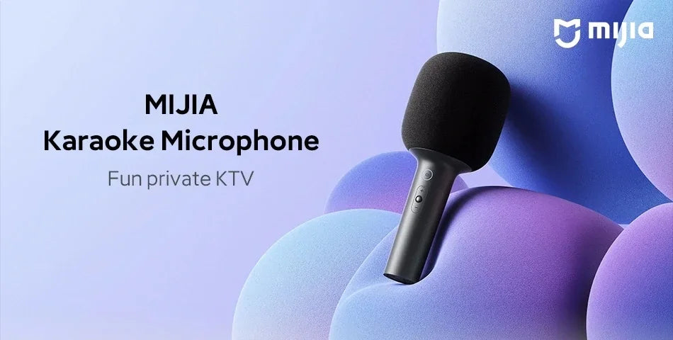 Mijia K-Song Microphone wireless bluetooth 5.1 DSP Noise Cancellation Stereo Sound Effect Double Duet with 9 Kinds Sound CN