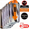 Privacy Screen Protector Samsung Galaxy - 9H Anti-Peep Tempered Glass Anti Peeping Tidesmit