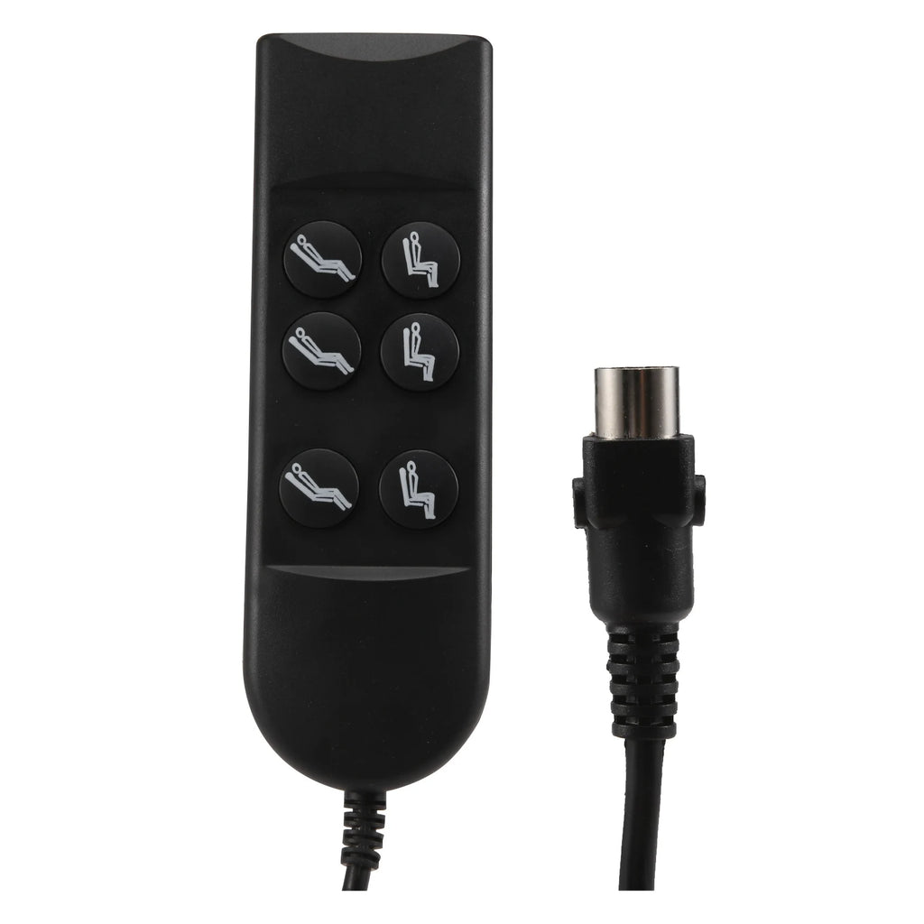 6-Button Power Recliner Hand Controller for Tidesmit Massage Chairs Massage Chairs Default Title Tidesmit